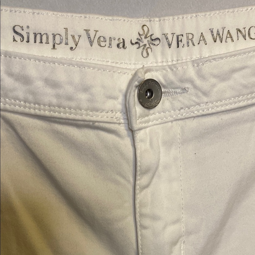 Simply Vera Vera Wang Cream Pants - Picture 2 of 7